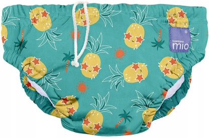 BAMBINO MIO plienka na plávanie ananásy 6-12 mesiacov