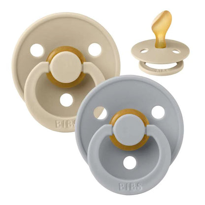 BIBS COLOUR cumlíky 2pack, kaučuk, 6 m+, ANATOMICKÉ