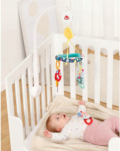 FEHN Color Friends kolotoč s hracím mechanizmom do postieľky