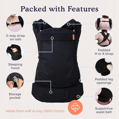 BECO TODDLER nosič s prackou 9-27kg