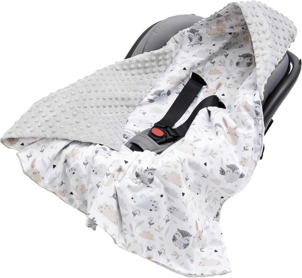 MEDIPARTNERS otulacz do fotelika kocyk MINKY