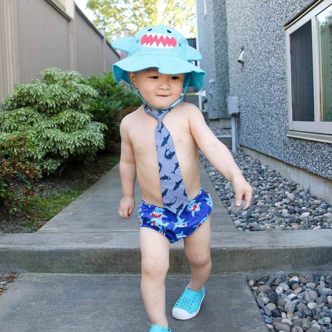 ZOOCCHINI swim diaper + hat 3–6 months