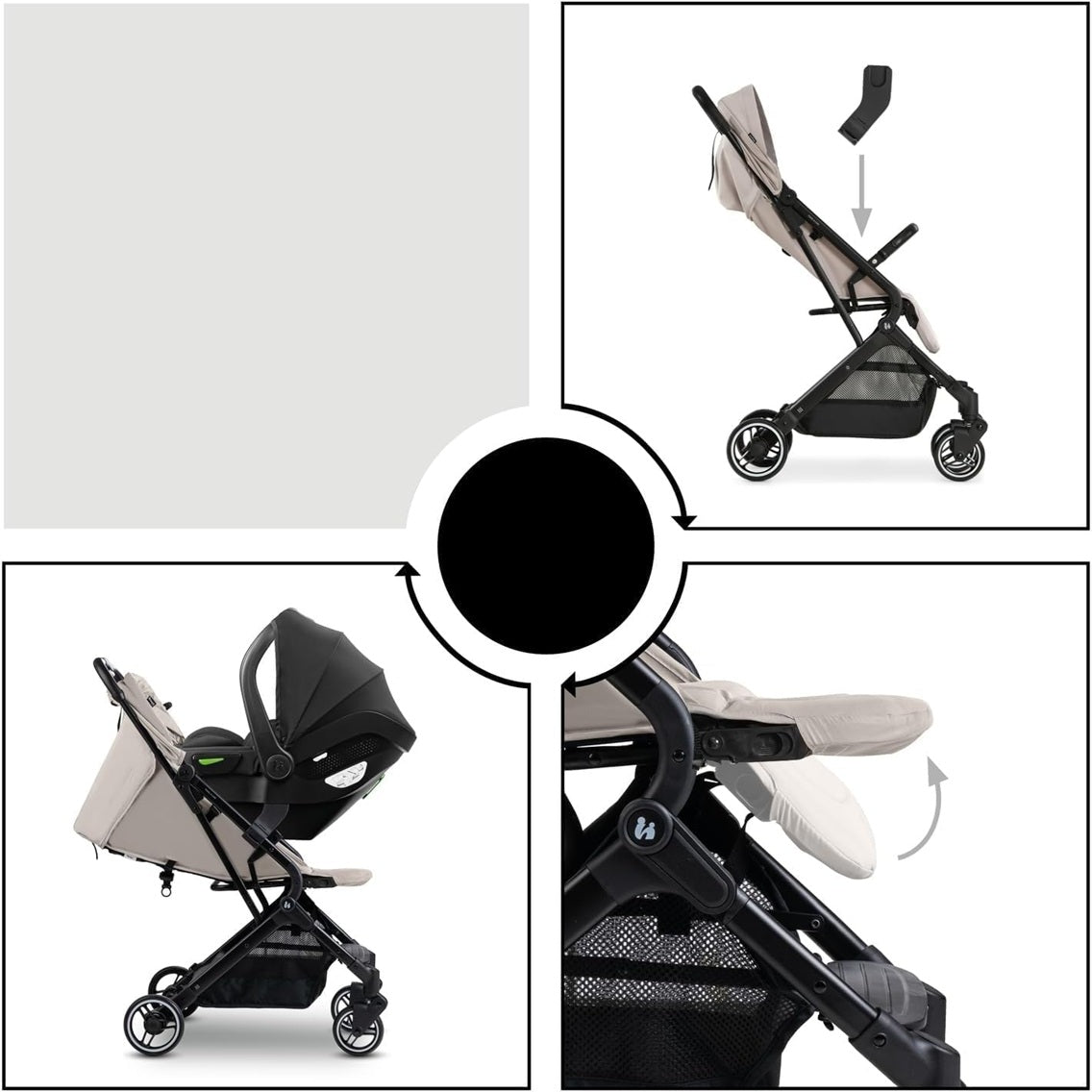 HAUCK stroller and car seat adapters