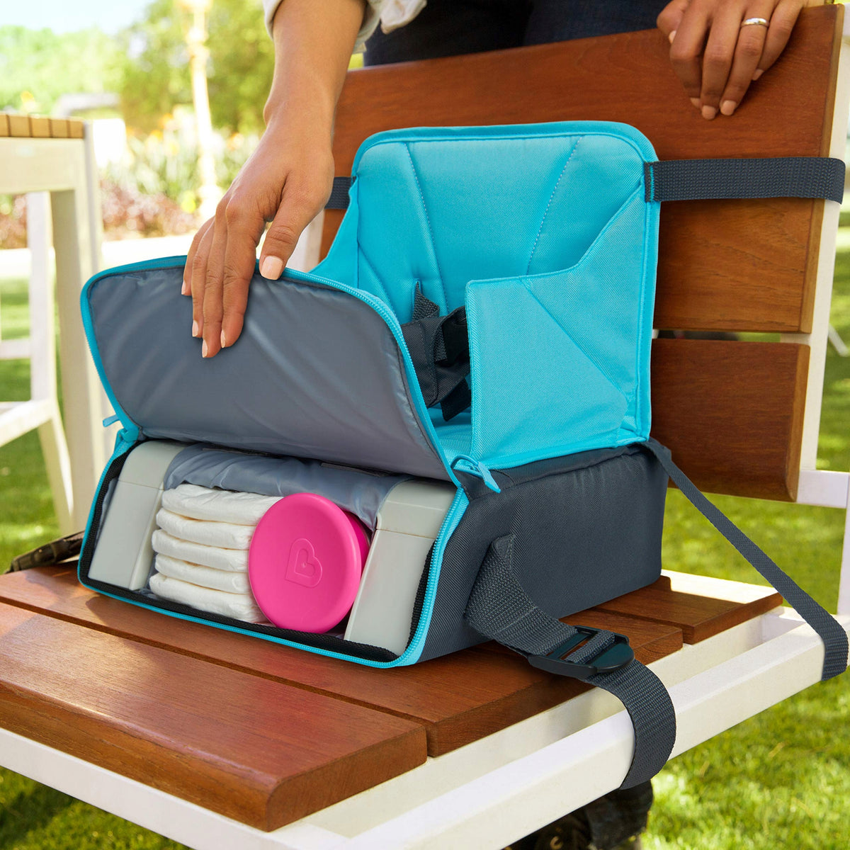 Munchkin Travel Booster cestovné sedadlo na kŕmenie 12–36 mesiacov — obrázok 2