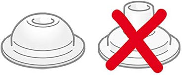 NUK 2 náustky a 2 slamky do fľaše FLEXI CUP