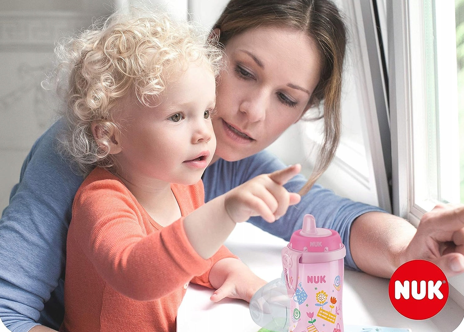 NUK Kiddy Cup Bottle with Clip 300 ml