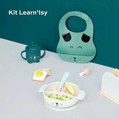 BABYMOOV LEARN'ISY súprava riadu 15-24m, silikón