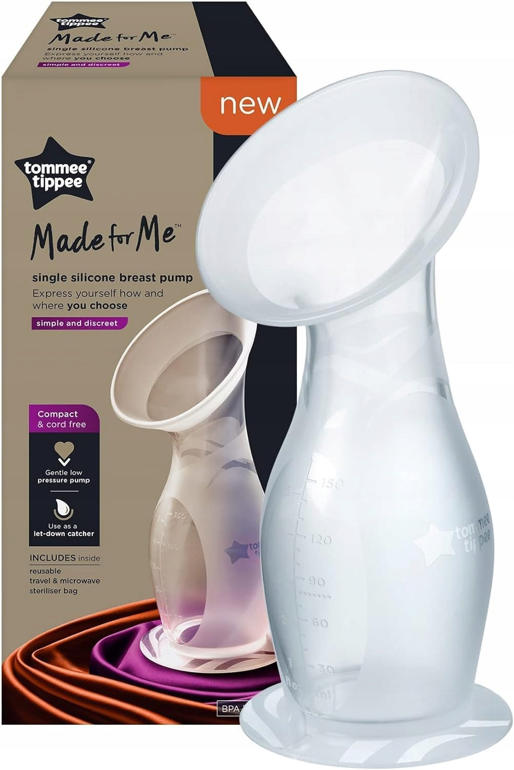 TOMMEE TIPPEE Made for Me silikónový zberač