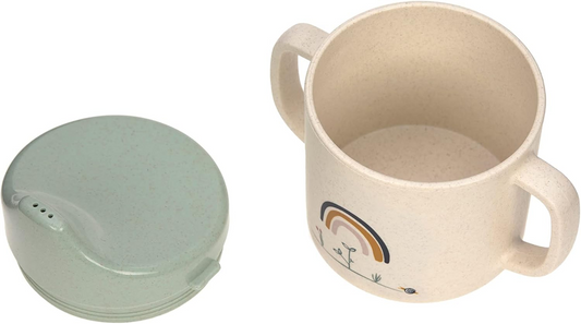 LASSIG Sippy Cup Garden Explorer hrníček s náustkem 150 ml 6 m+