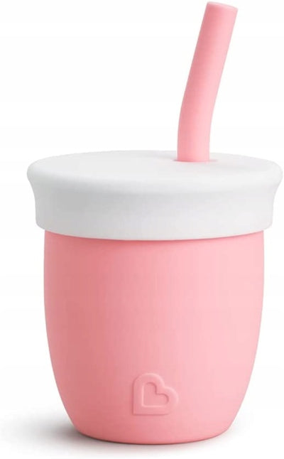 MUNCHKIN C'est Silicone! hrnček so slamkou 6 mesiacov+ 120ml