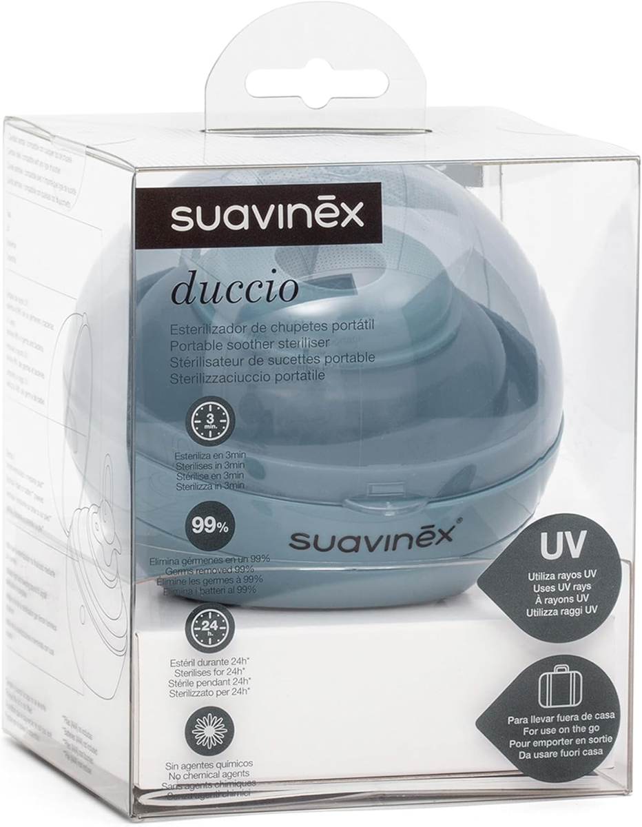SUAVINEX Duccio STERILIZÁTOR UV sterilizátor cumlíkov 9 cm