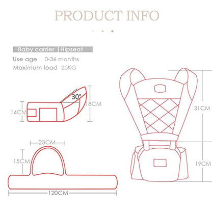 FLOK ergonomický nosič s bedrovým pásom 6 v 1