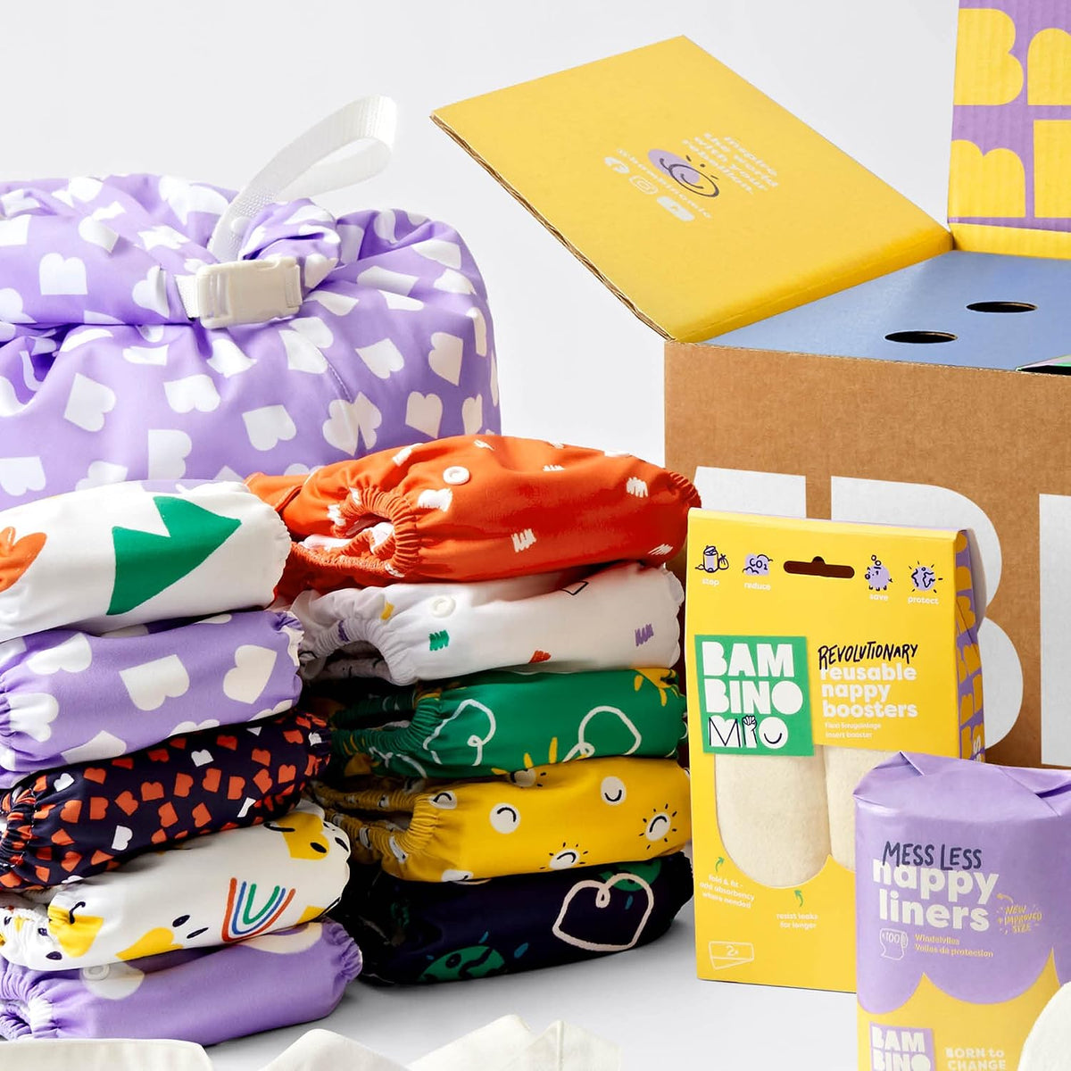 BAMBINO MIO veľká taška na mokré plienky Wetbag
