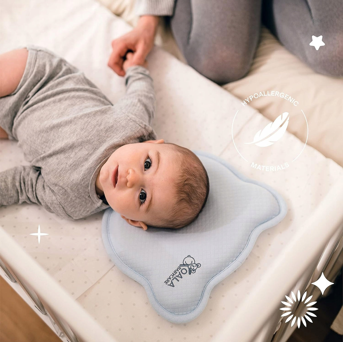KOALA BABYCARE vankúš pre bábätká 0+ obliečka