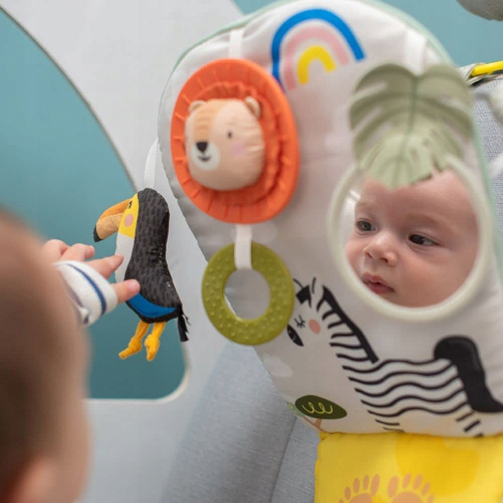 TAF TOYS centrum aktivity do auta so zrkadlom