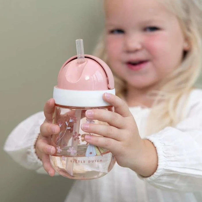 MEPAL Straw Cup nevytekajúci pohár so slamkou 9 m+ 300 ml LÚKA