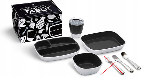 MUNCHKIN set vase oțel inoxidabil plastic