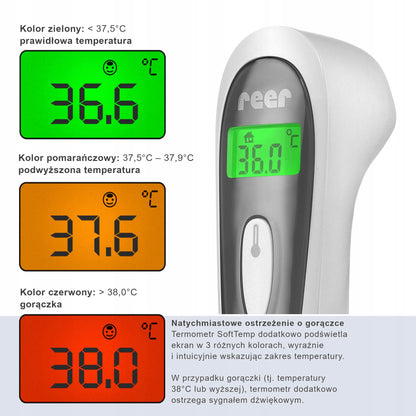 REER Colour SoftTemp bezkontaktný teplomer 3v1
