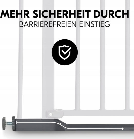 HAUCK Clear Step Treppenschutzgitter, schraubenlos, 96-101