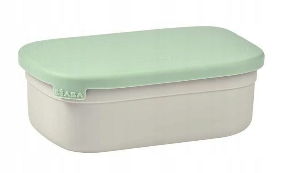 BEABA desiatový box lunchbox NEREZOVÁ OCEĽ 760 ml s priehradkami