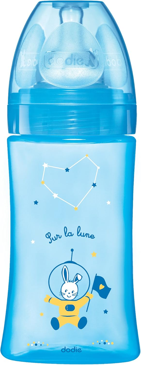 DODIE fľaša 270 ml cumlík 2 stredný prietok 0 – 6 m ZAJAC