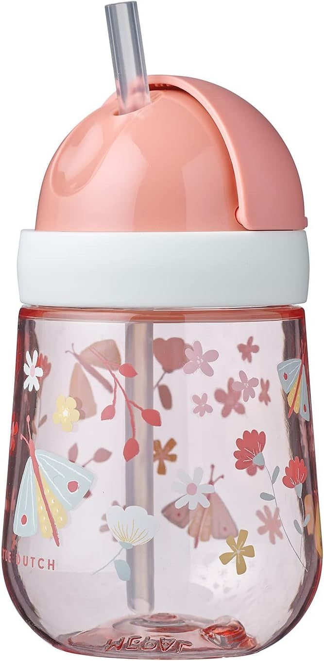 MEPAL Straw Cup nevytekajúci pohár so slamkou 9 m+ 300 ml LÚKA