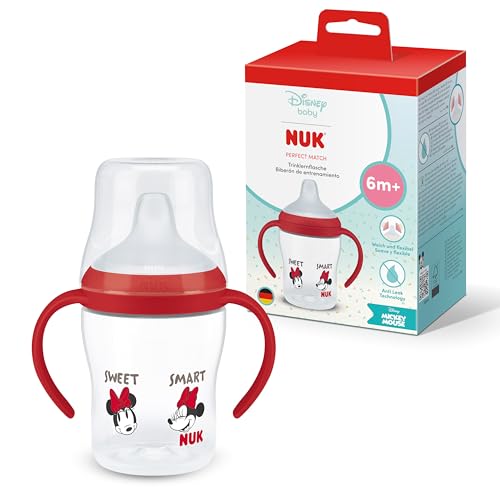 NUK Perfect Match Learner kubek 150 ml 6m+ Disney Minnie treningowy kubek z antypoślizgowymi uchwytami