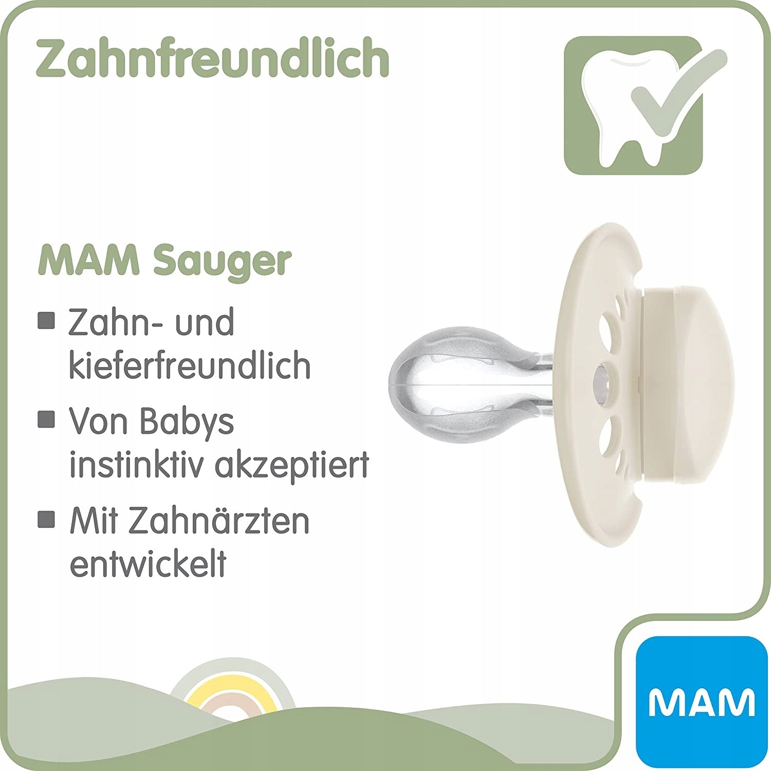 MAM ORIGINAL PURE smoczek uspokajający x2 0-6m