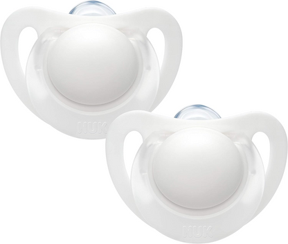 NUK Genius Medic Prosoother x2age 0-2 monthssiliconeBPA and BPS freeNew condition