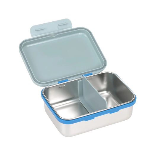 Lässig Sunny Explorer green stainless steel lunch box