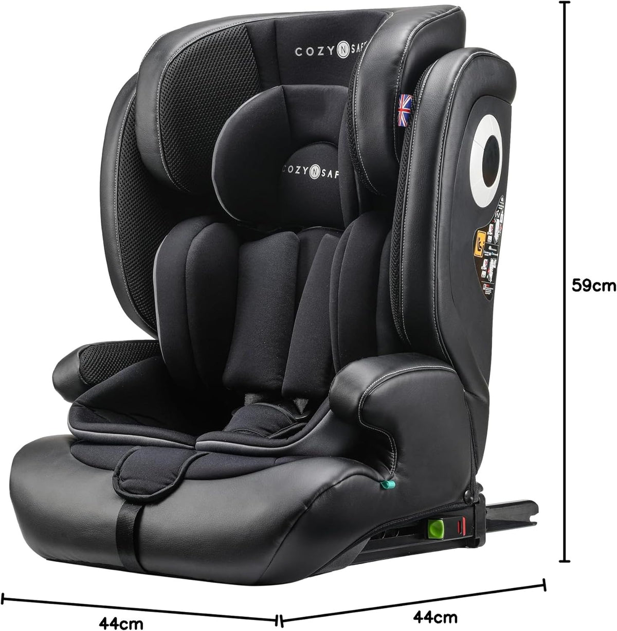 COZYnSAFE Hudson i-Size autosedačka skupiny 1, 2 a 3, 76–150 cm