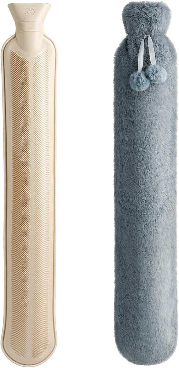 HOMEALEXA gumený termofor na vodu 2 litre + mäkký obal 72 cm