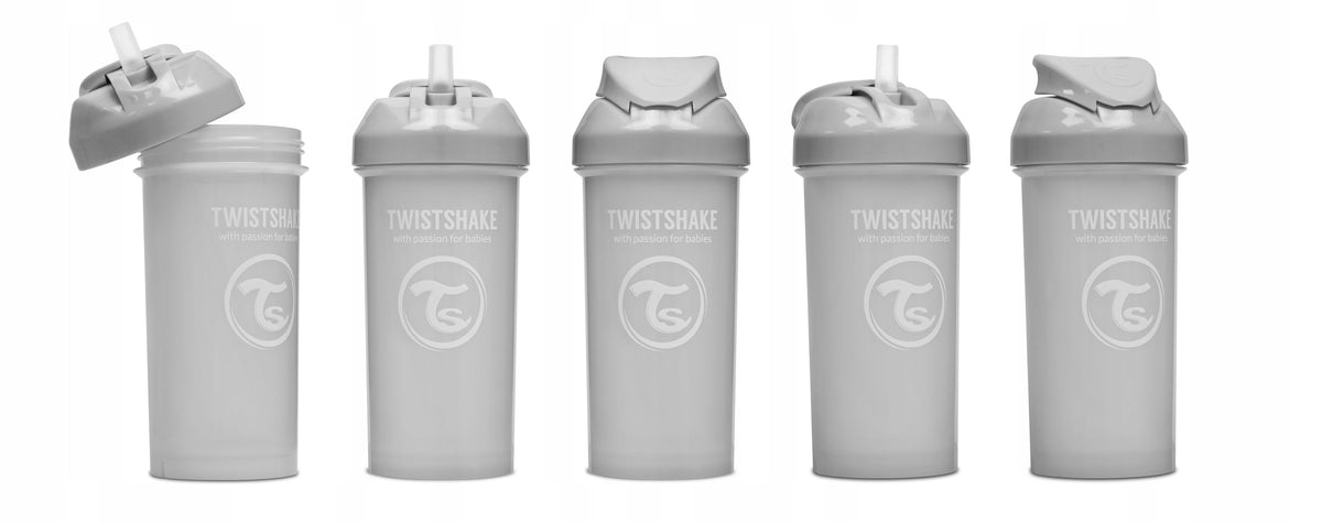 TWISTSHAKE Straw Cup nevytekajúci pohár so slamkou 360 ml 6 m+