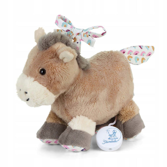 STERNTALER Pony Pauline pluchen paardje met muziekdoos maat S