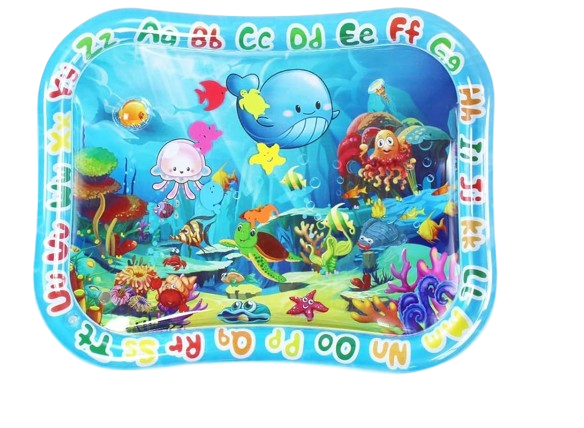 GARNHLOB water mat for tummy time, 75 x 95 cm, SEA CREATURES