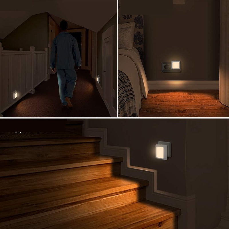 EMOTIONLITE LED nočné svetlo do zásuvky 7x7 cm 2 kusy