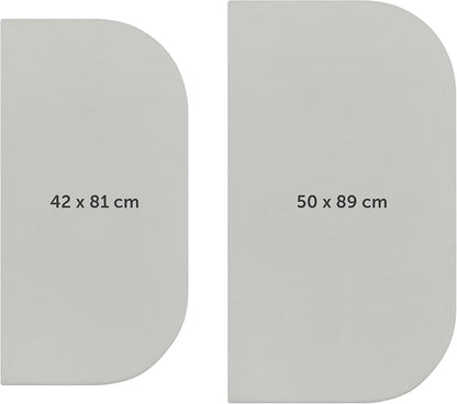 LALENI prestieradlo s gumičkami do postieľky MAXI 50x89