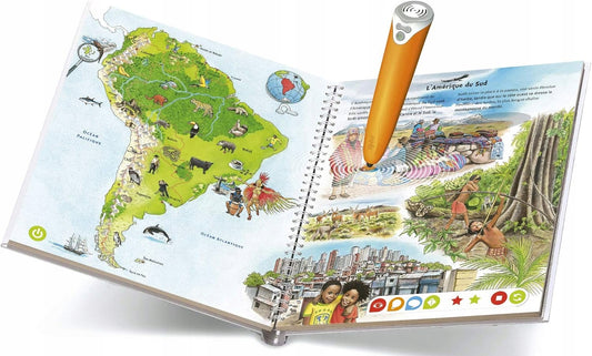 RAVENSBURGER TIPTOI atlas pre interaktívne pero FRANCÚZSKA VERZIA