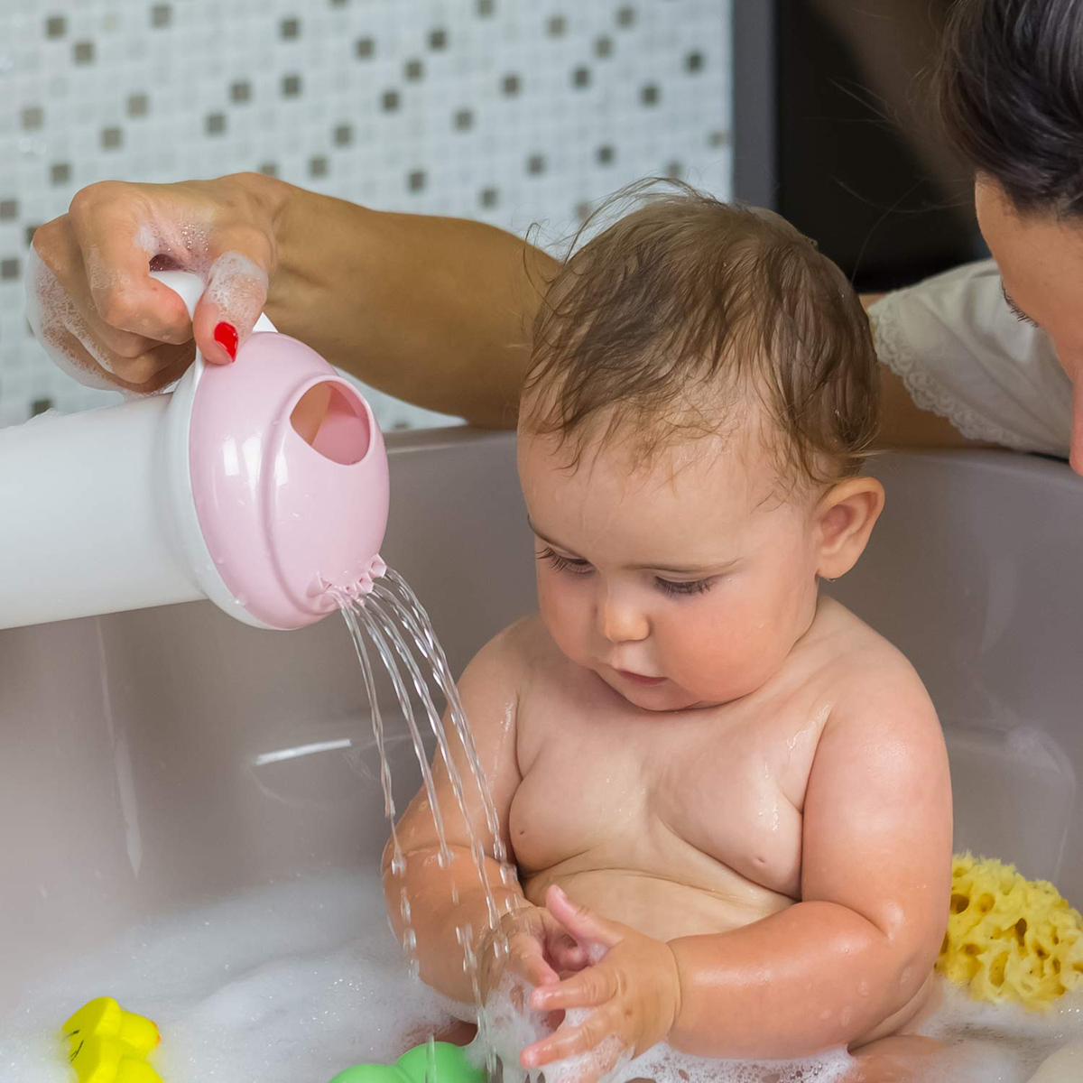 OKBABY Splash nádoba na oplachovanie detských vlasov 500 ml