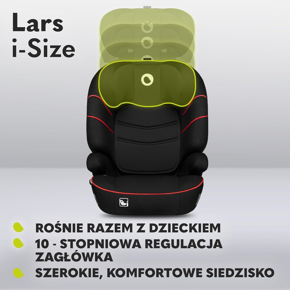 LIONELO Lars i-Size autosedačka skupiny 2 a 3