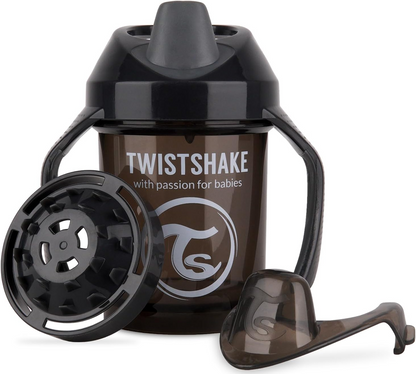 TWISTSHAKE Mini Cup nerozlievací pohár s náustkom a mixérom 230 ml 4 m+