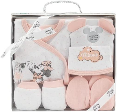 Set regalo INTERBABY in cotone pigiama cappello calzini bavaglino