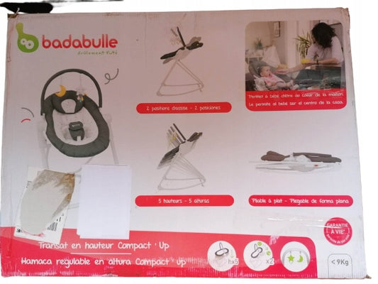 BADABULLE Compact Up nastaviteľné hojdacie lehátko