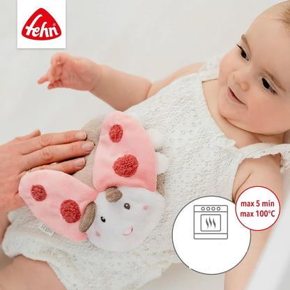 FEHN plyšový termofor s čerešňovými kôstkami 18 cm CHROBÁK