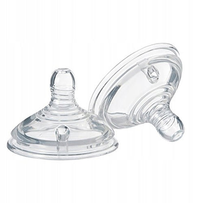 TOMMEE TIPPEE cumlík na fľašu CLOSER TO NATURE, 6 mes.+ x2