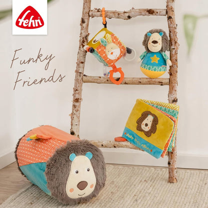 FEHN Funky Friend hrkálka STUHA 18 cm hrkálka LEV