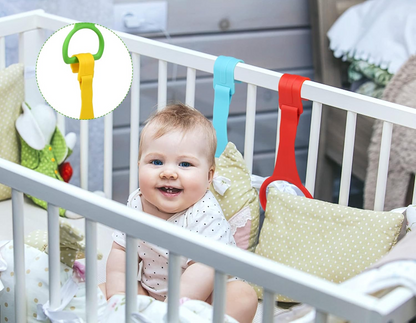 JOY PLUS silikónové úchyty do postieľky uľahčujúce dieťaťu vstávanie, 4 kusy