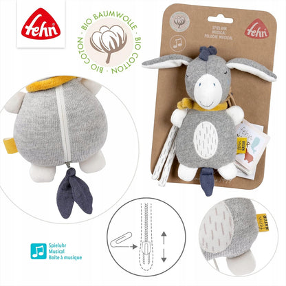 FEHN Nature závesná hračka OSOL s hracím strojčekom 22 cm