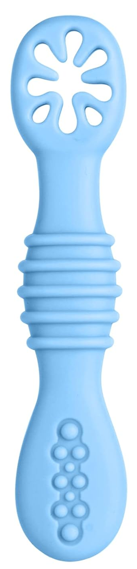 VICLOON Sticky Spoon silikónová lyžička 2,5 x 10 cm 4 m+ modrá