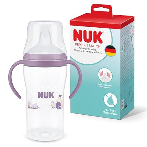 NUK Perfect Match kubek treningowy 260 ml 6+ Hipopotam